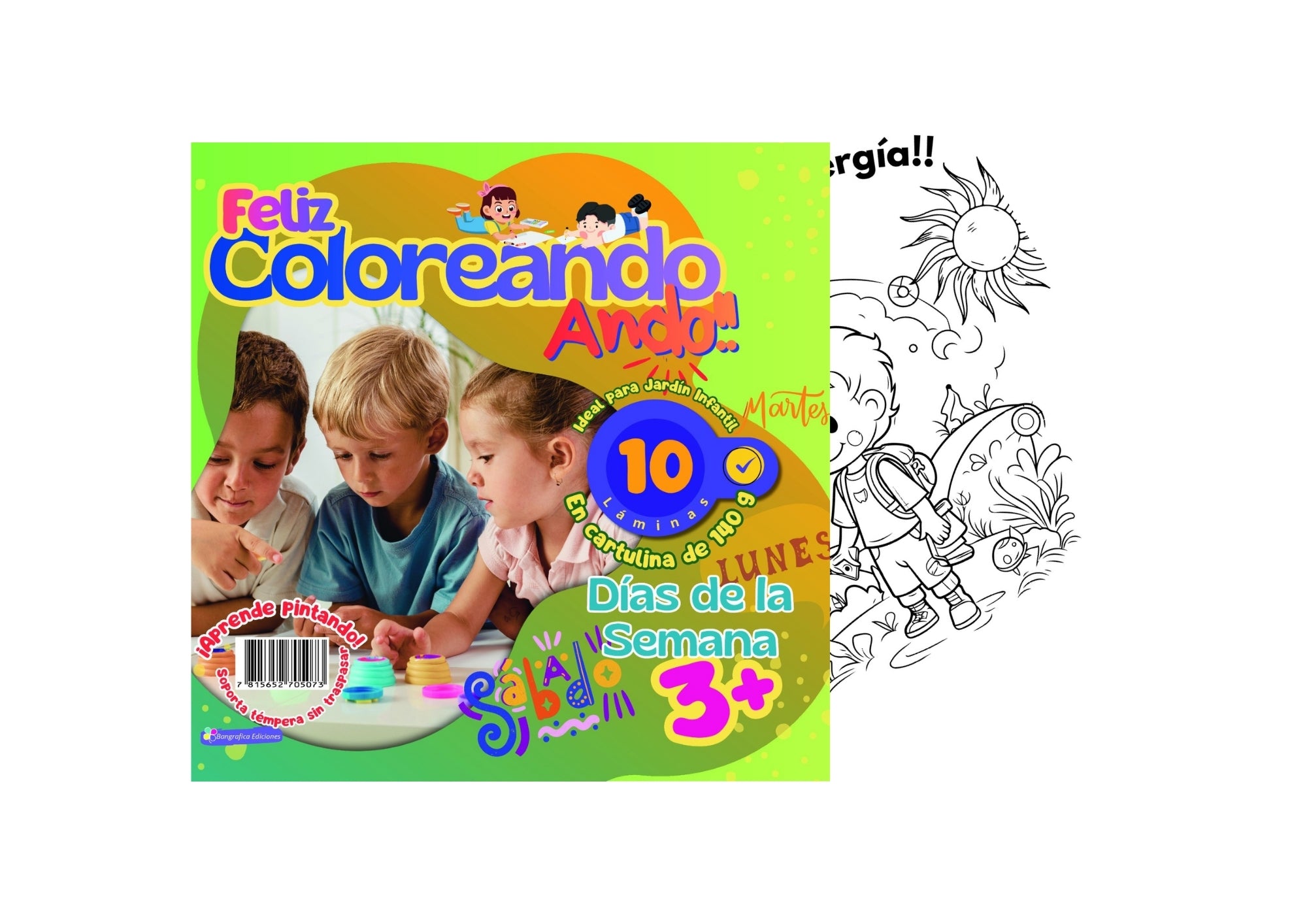 Feliz Coloreando Ando – Días de la Semana (3+)