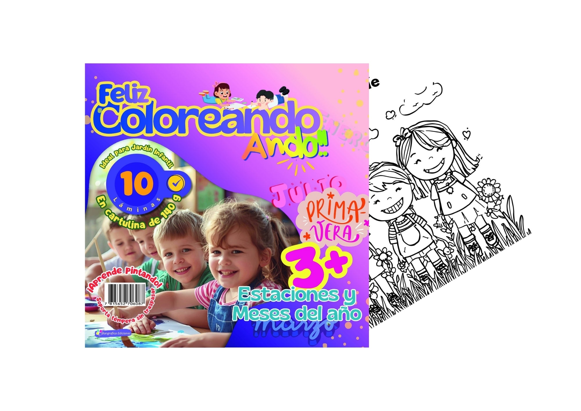 Feliz Coloreando Ando – Estaciones y Meses del Año (3+)