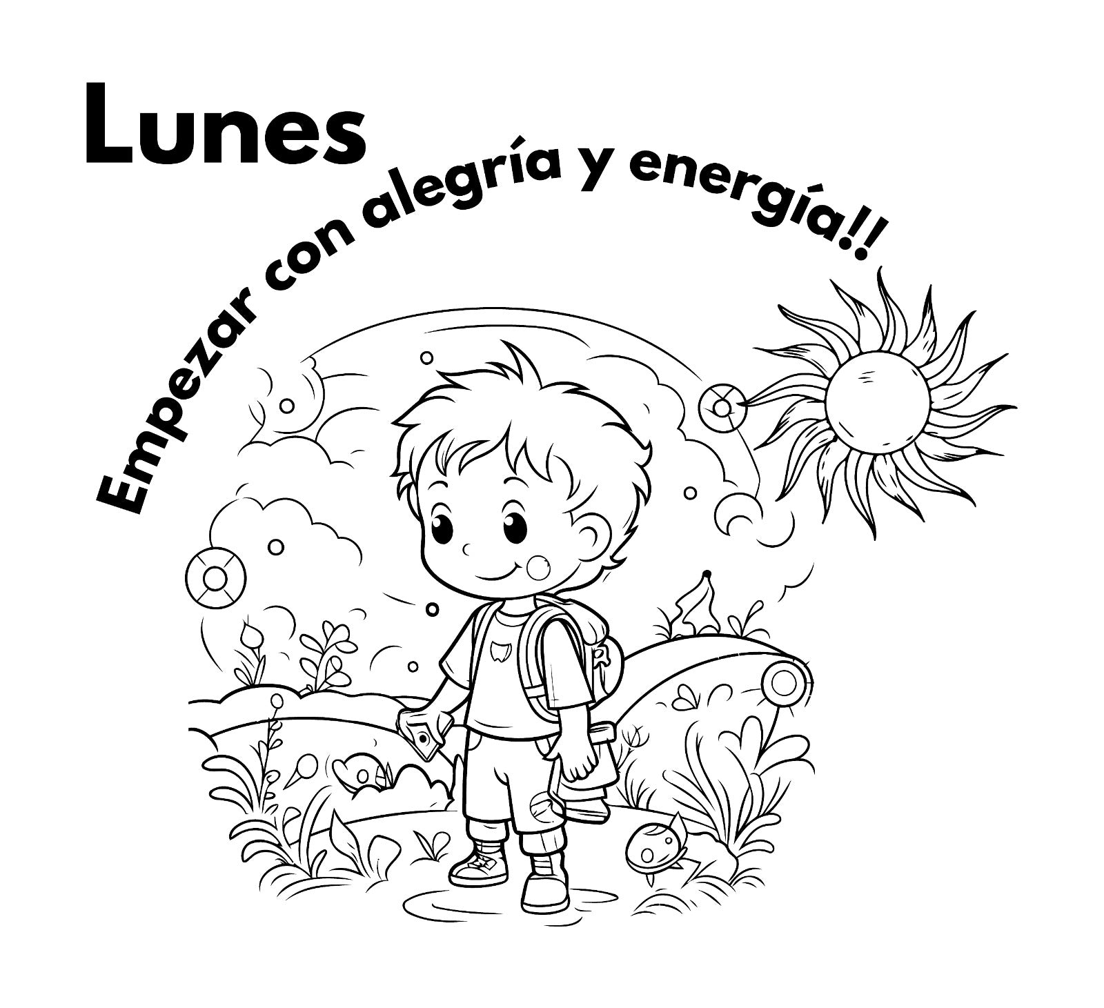 Feliz Coloreando Ando – Días de la Semana (3+)