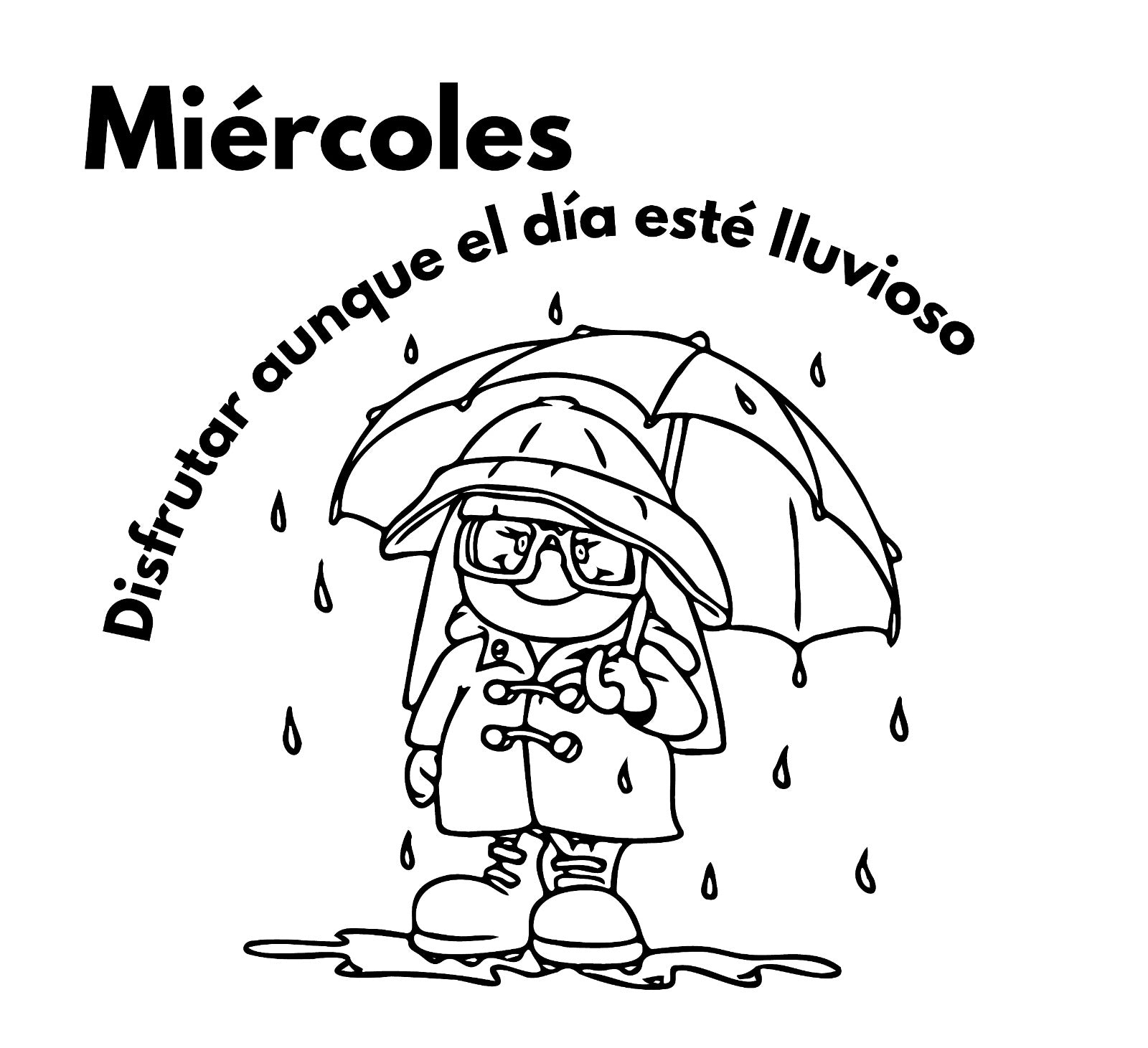 Feliz Coloreando Ando – Días de la Semana (3+)